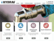 Tablet Screenshot of hydraf.pl